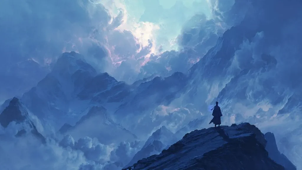 Lonely cultivator representing the emotional gap in many xianxia stories