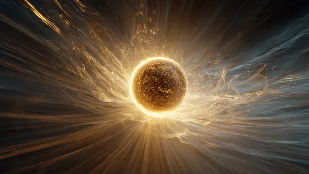 A cultivator forms a glowing golden core during a breakthrough.