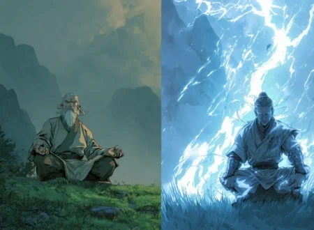 Real Taoism vs Cultivation Novels - a traditional Taoist sage embracing harmony and a power-focused cultivation novel character