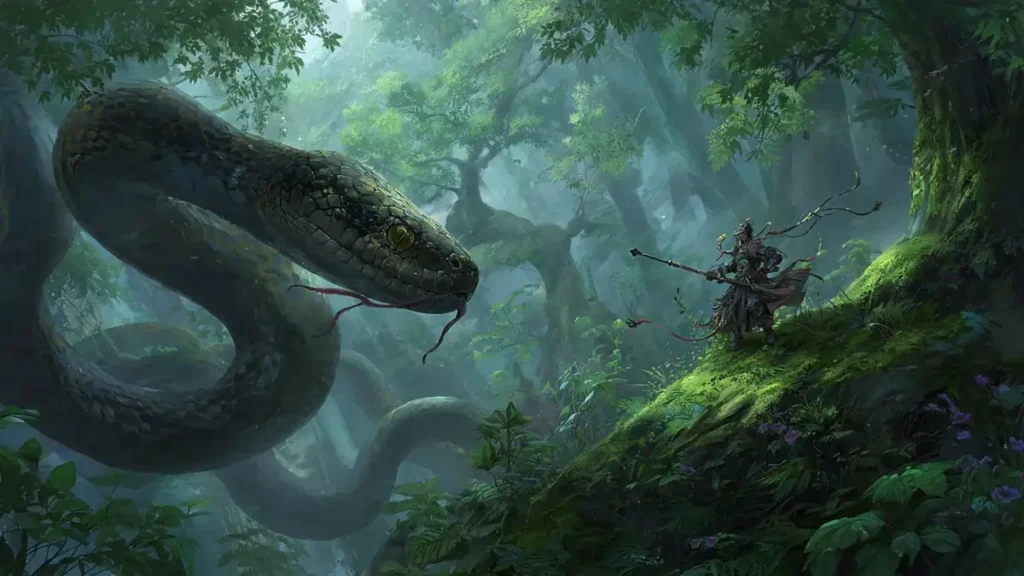 Snake Immortal MC using intelligence and traps to overcome stronger opponents