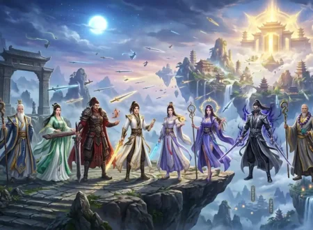 Best Completed Cultivation Novels - Seven powerful cultivators from classic completed xianxia novels.
