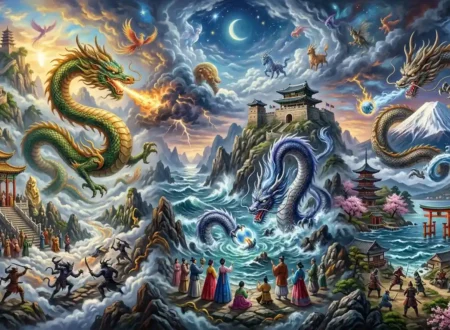 Eastern Dragon Myths - Eastern dragons featured in unusual myths and legends.