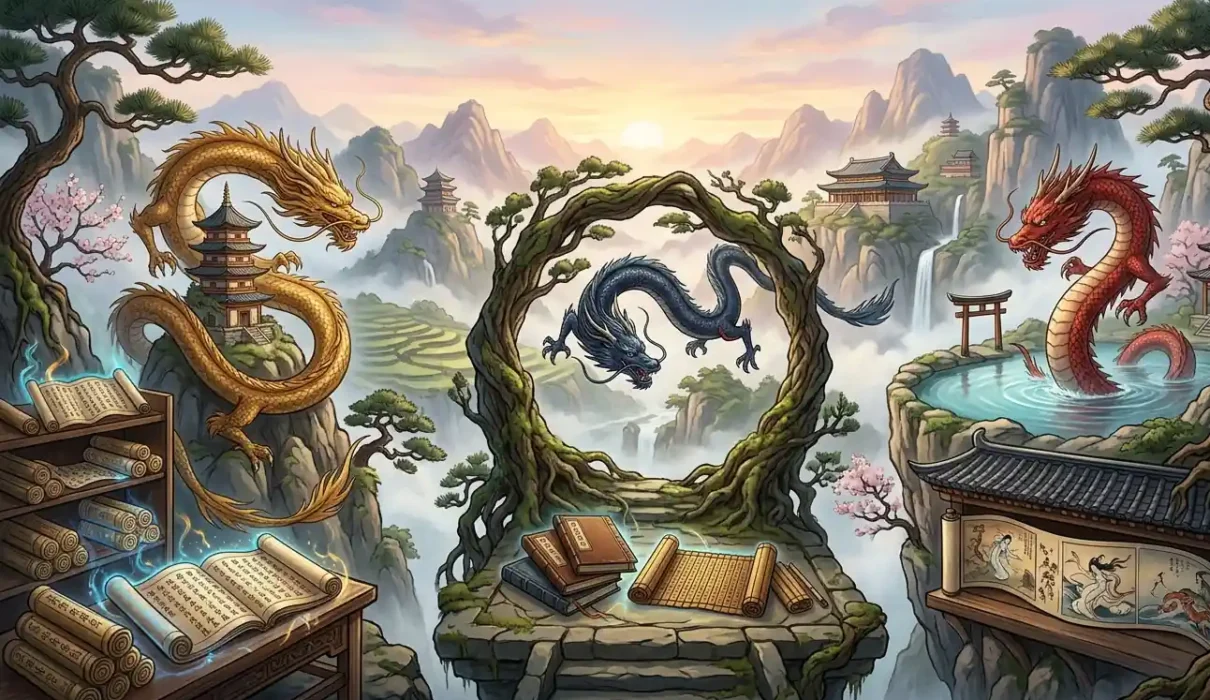 Facts about Eastern Dragons - Eastern dragons featured in unusual myths from East Asia.