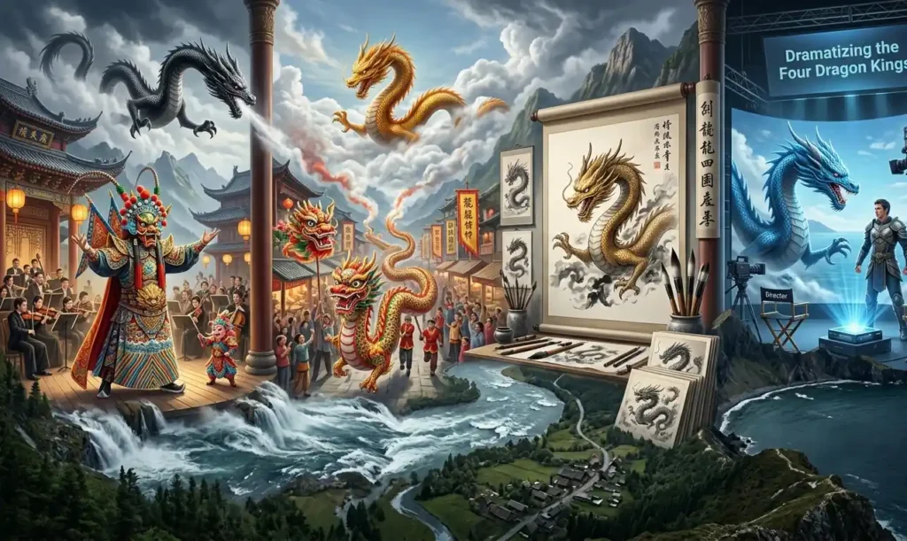 Dragon Kings represented across Chinese cultural traditions.