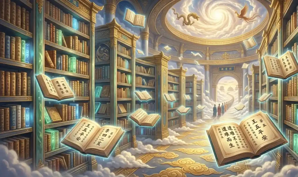 Divine books recording lifespan and destiny.