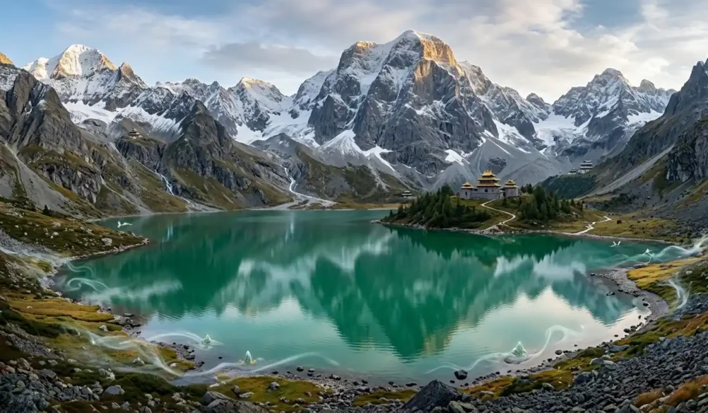 Real mountain lake associated with the name Yaochi.