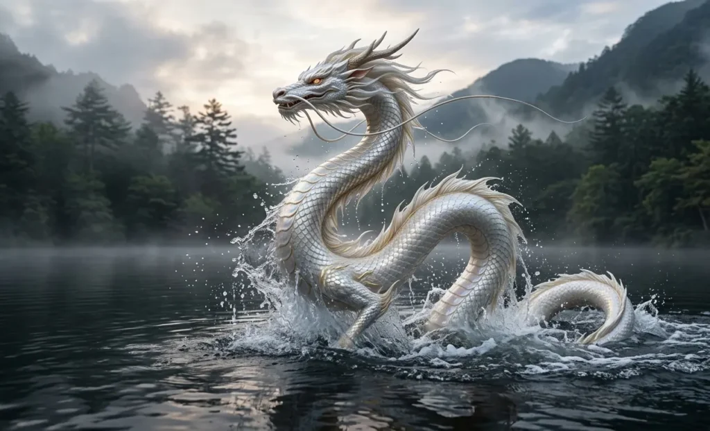 Daughters of the Dragon King leaving their underwater realm.