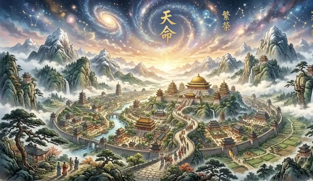 A peaceful kingdom ruled by the future Jade Emperor.