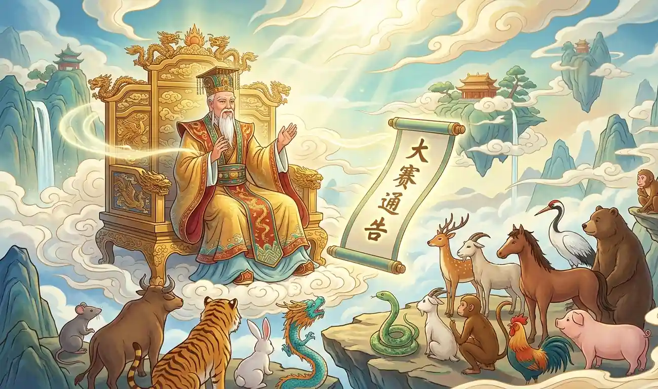 Jade Emperor and the Chinese Zodiac: The Great Race Story