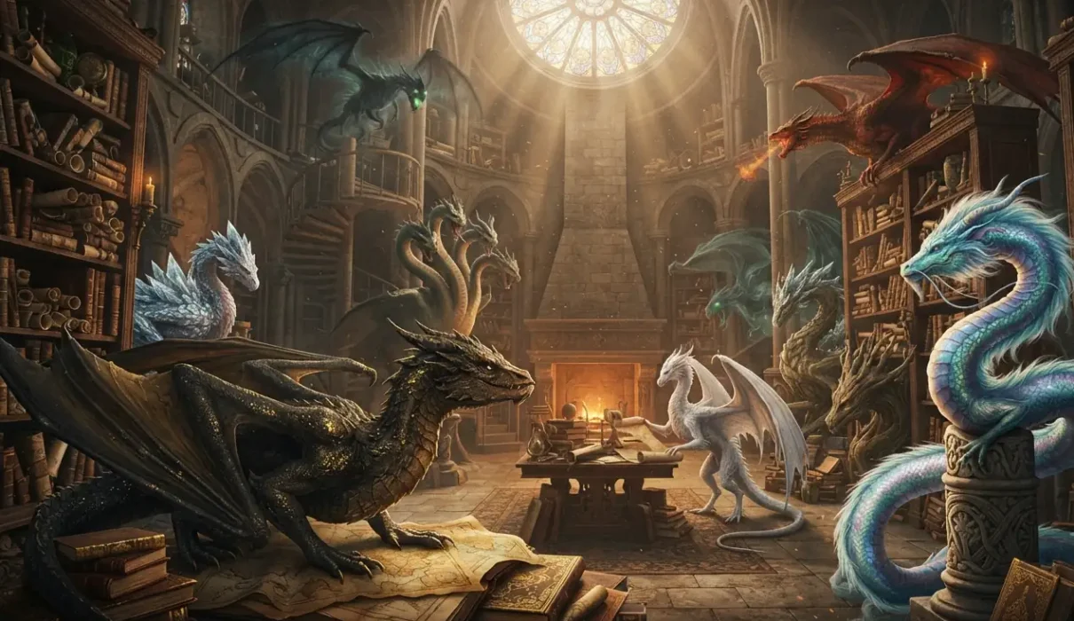 Iconic dragons inspired by the best dragon books.