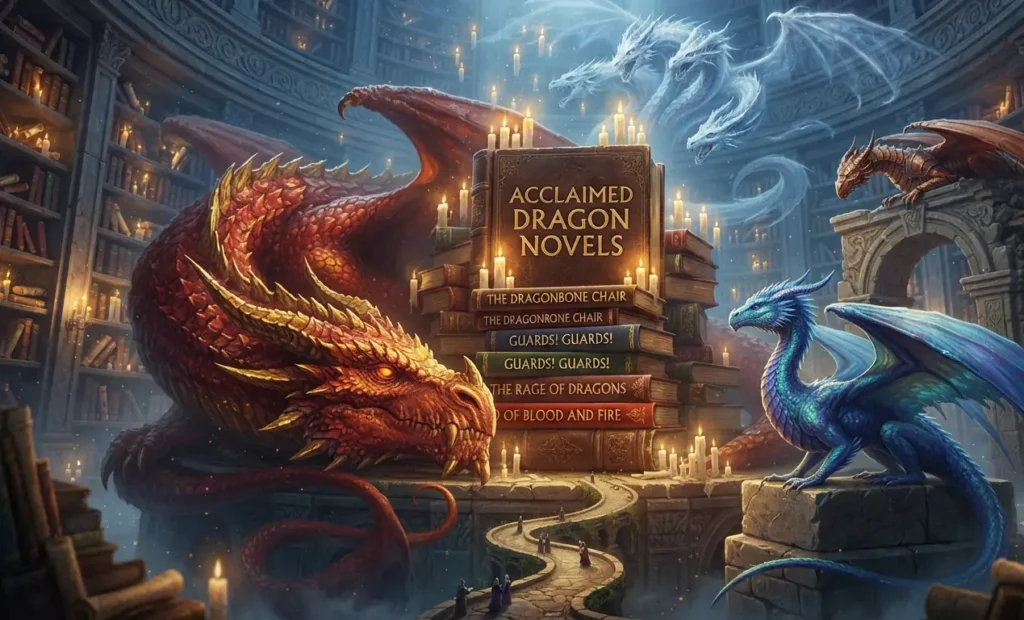 Collection of the best adult dragon fantasy books.