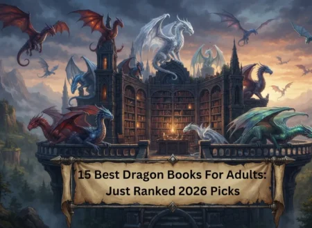 Best Dragon Books for Adults - Dragons representing acclaimed adult fantasy books.