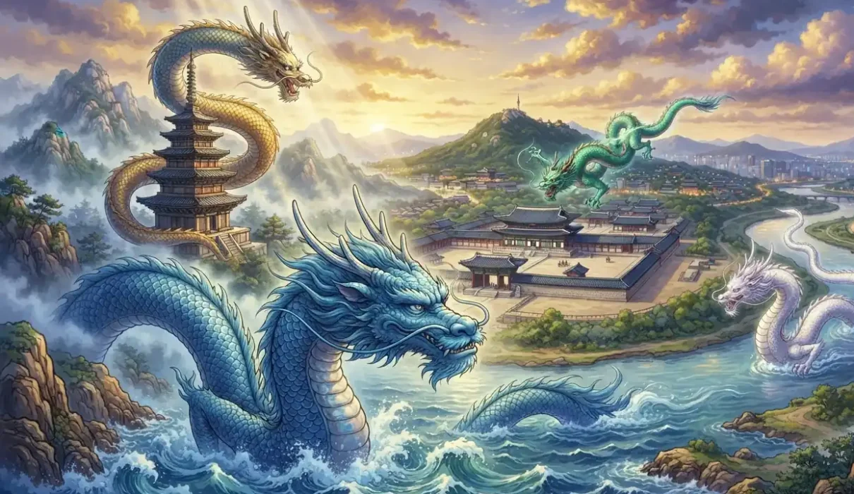 Korean Dragon Legends - Legendary Korean dragons from folklore and history.