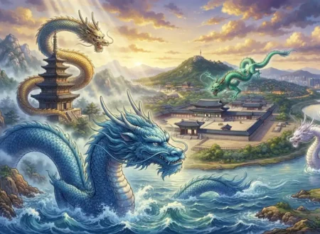 Korean Dragon Legends - Legendary Korean dragons from folklore and history.
