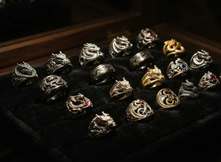 Premium best dragon rings for men displayed together.