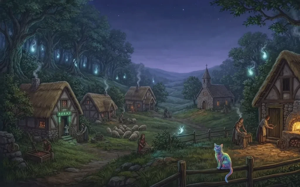 Small village touched by mysterious supernatural events.