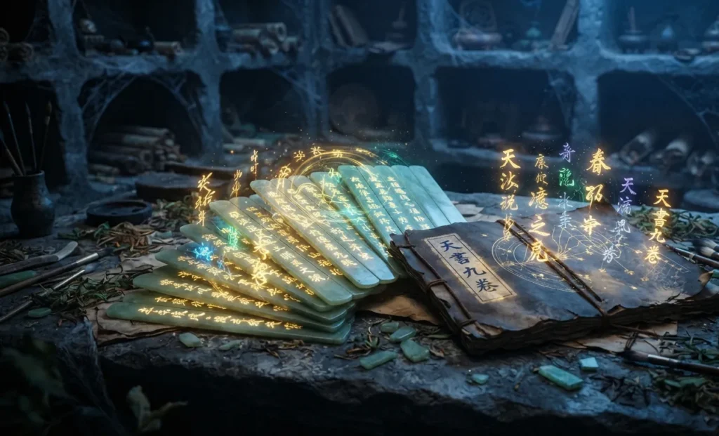 Sacred cultivation manuals containing powerful techniques.