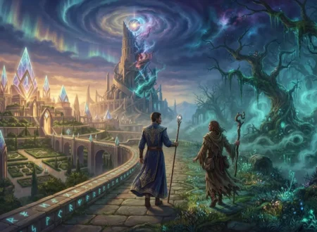 Hard Magic vs Soft Magic - Hard and soft magic existing within the same fantasy world.