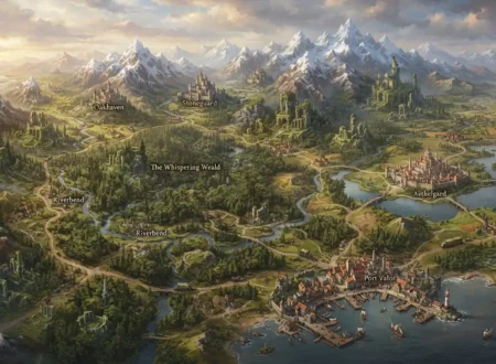How to build a fantasy world - Richly detailed fantasy world with realistic geography and civilizations.