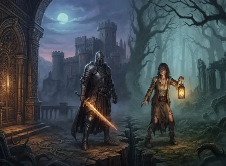 Is dark fantasy horror? Dark fantasy and horror worlds meeting at a shared border.