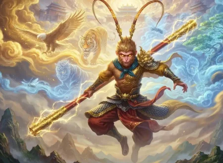 Sun Wukong Powers - Sun Wukong displaying his legendary powers and abilities.