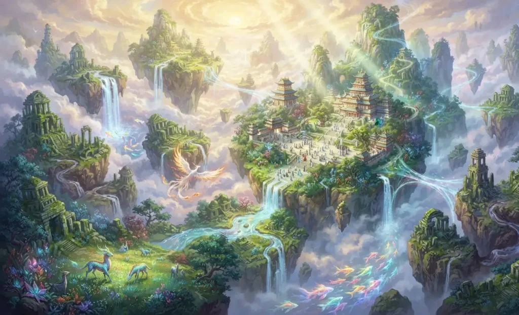 Immortal cultivators inhabiting the Middle Realm.