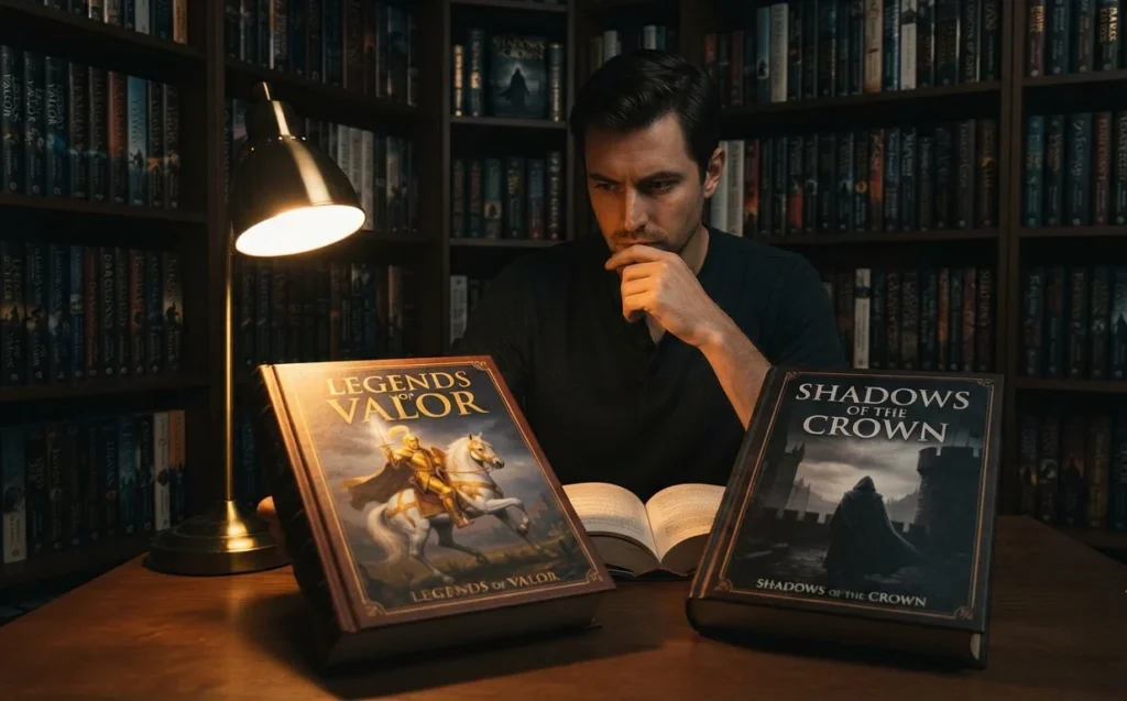 Reader comparing different fantasy storytelling styles.