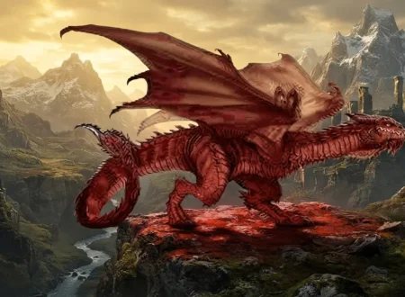 Western Dragon vs Wyvern - Western dragon and wyvern shown side by side for comparison.