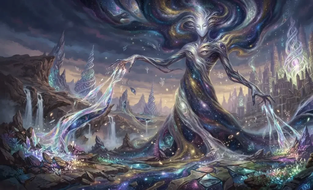 Mysterious magical force transforming the world.