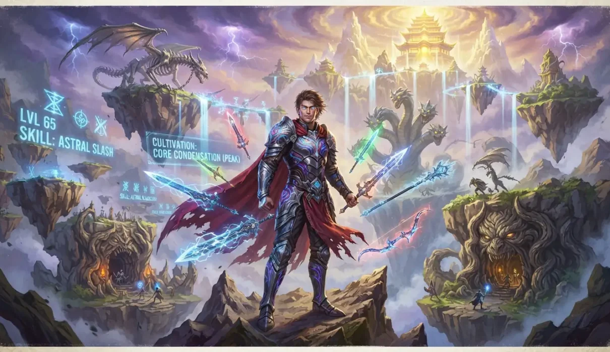 Best Progression fantasy books - heroes growing stronger through magical worlds.