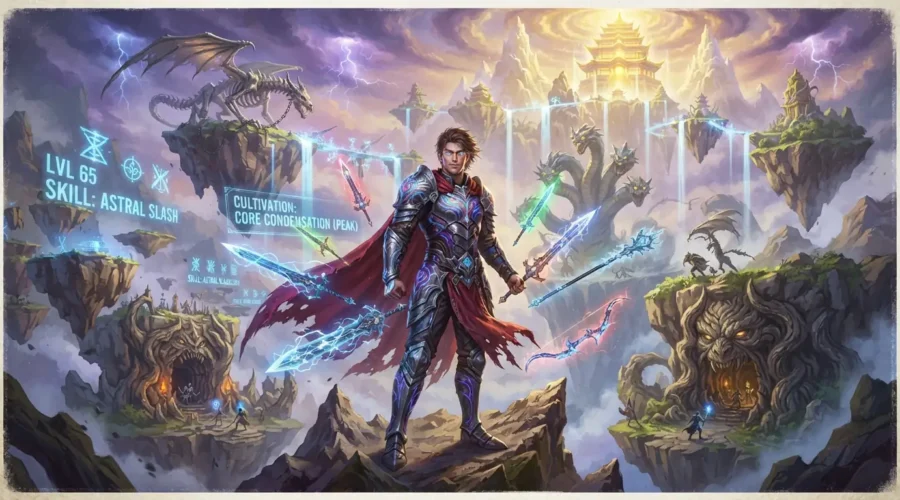 Best Progression fantasy books - heroes growing stronger through magical worlds.