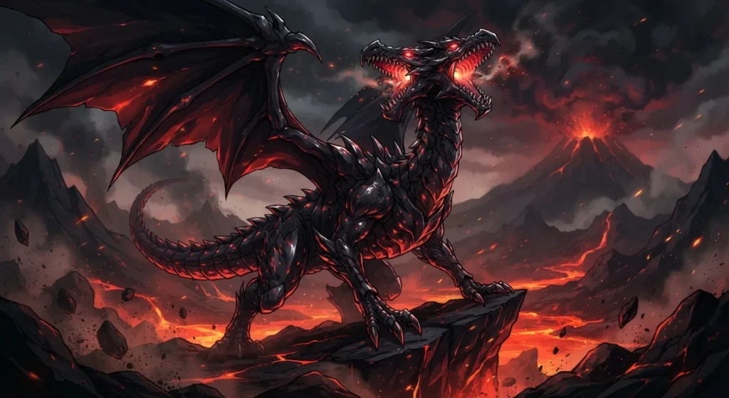 Red-Eyes Black Dragon from Yu-Gi-Oh!