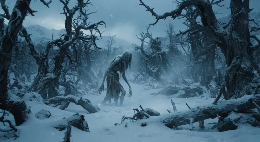 Wendigo-inspired figure from Algonquian traditions.