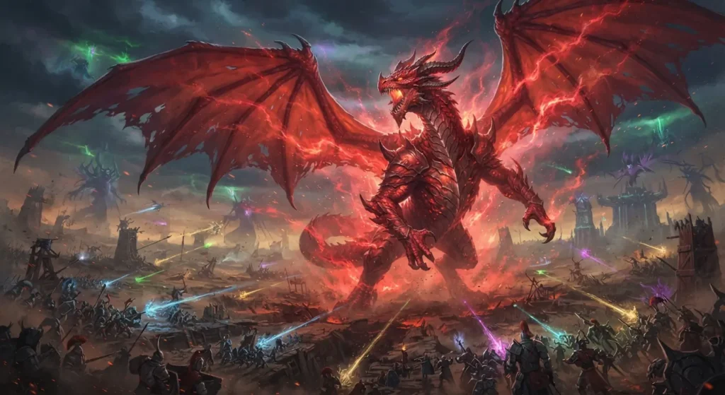 Ddraig the Red Dragon from High School DxD.