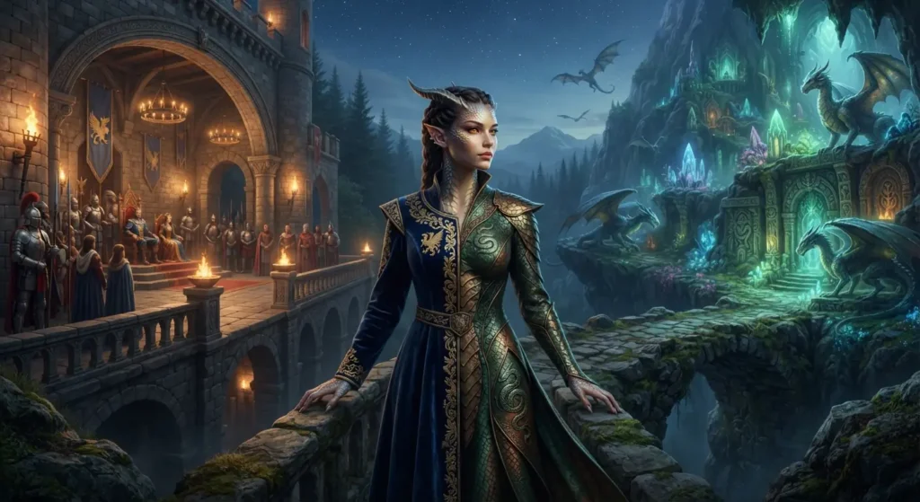 Seraphina caught between humans and dragons.