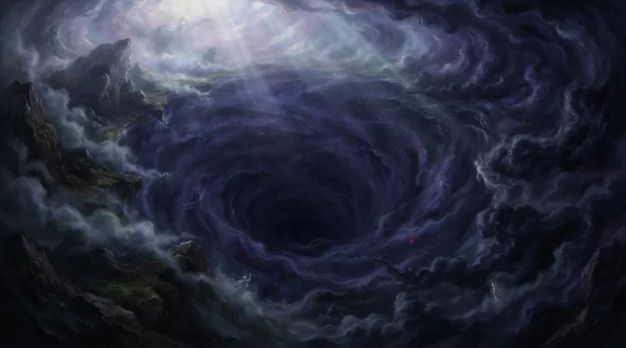 Primordial Chaos in Greek Mythology before the Greek gods emerged.