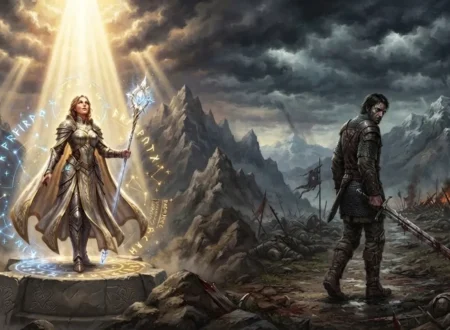 Chosen One and reluctant hero contrasted in fantasy.