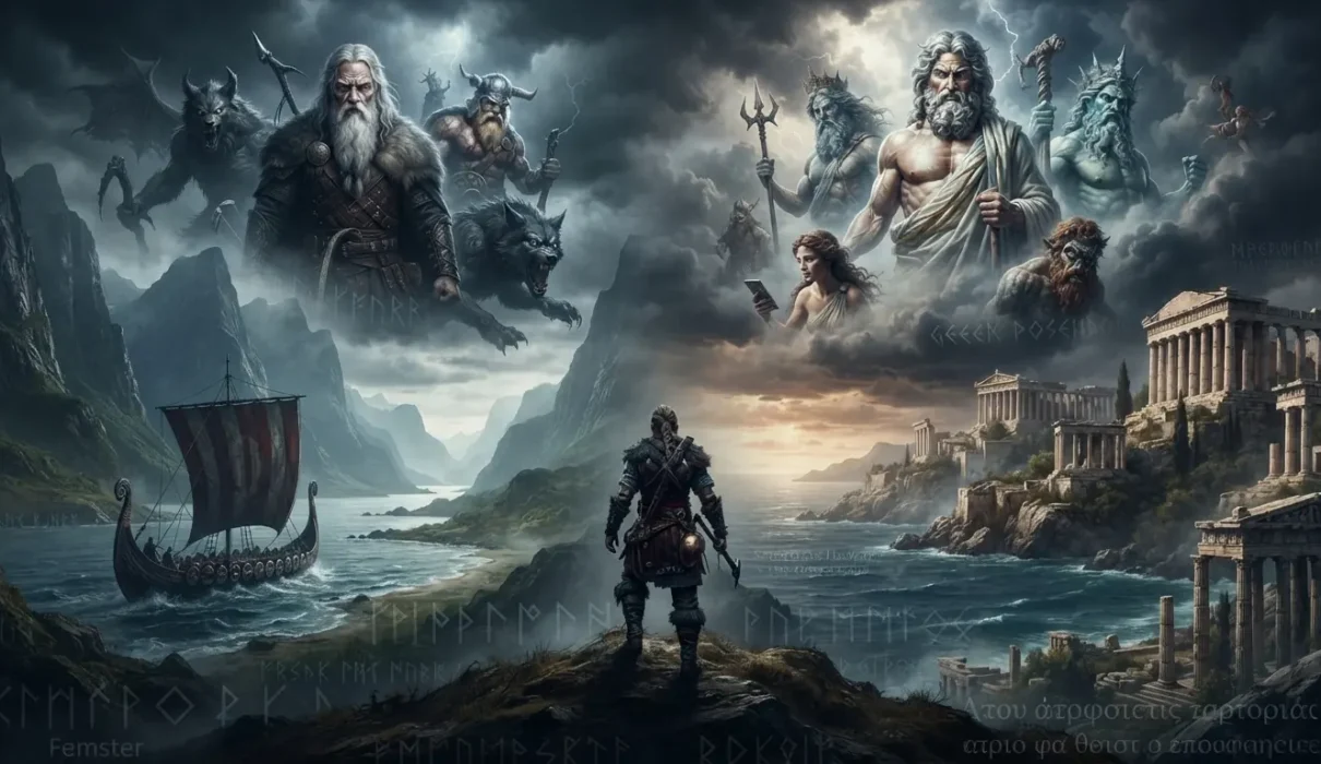 Norse & Greek mythology influencing dark fantasy.