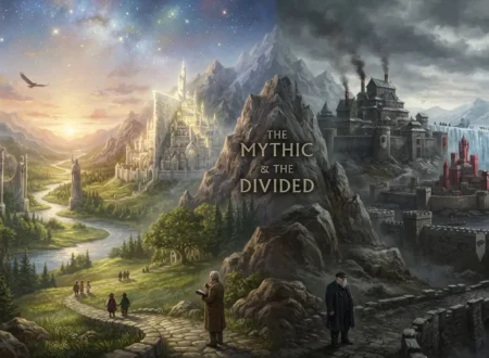 Tolkien & Martin representing two influential approaches to modern fantasy.