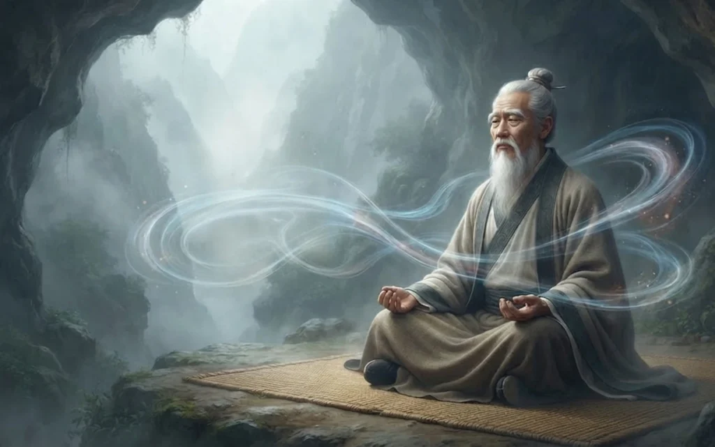 Daoist sage illustrating the original meaning of cultivation.