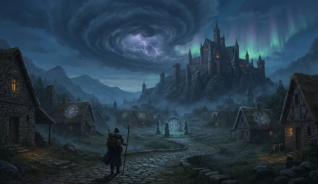 Dark fantasy creates dread without becoming pure horror.
