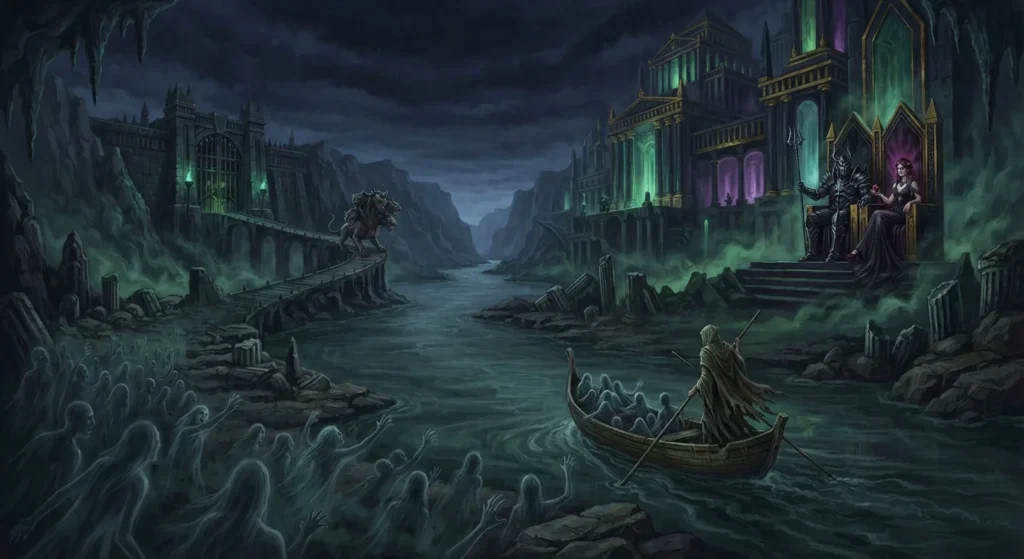 The Underworld in Greek mythology.