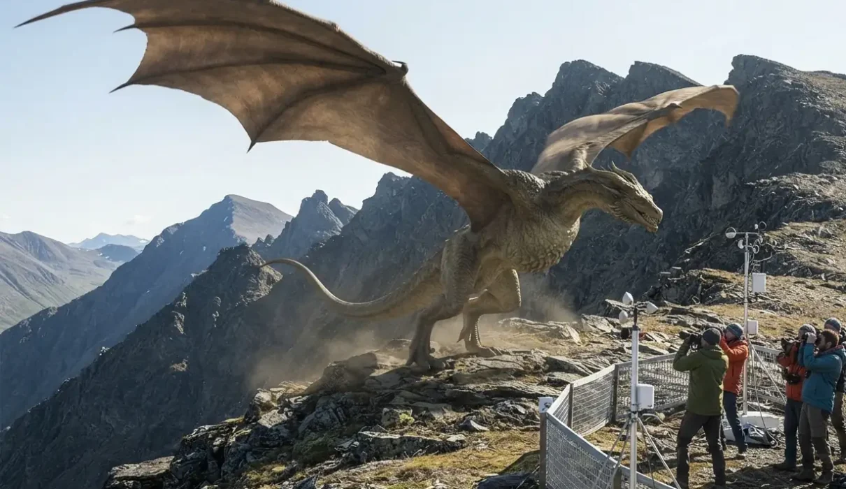 What if Dragons Were Real and Biologically plausible dragon in a modern world.