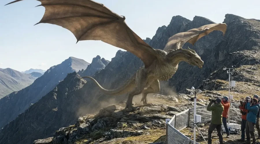 What if Dragons Were Real and Biologically plausible dragon in a modern world.