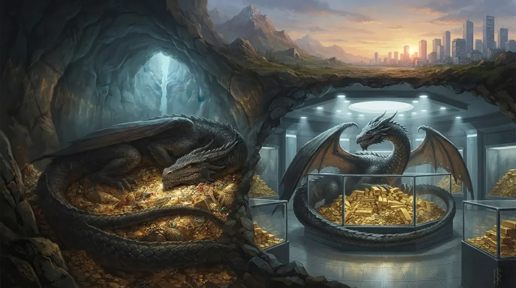 Fafnir's legacy in modern dragon mythology.