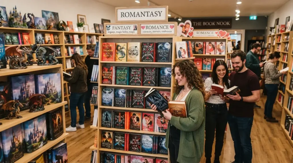 Romantasy as a useful reader-facing category.