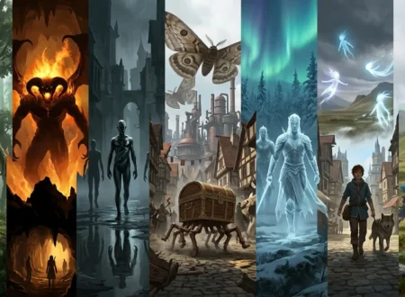 Nine original fantasy monsters from famous speculative fiction worlds