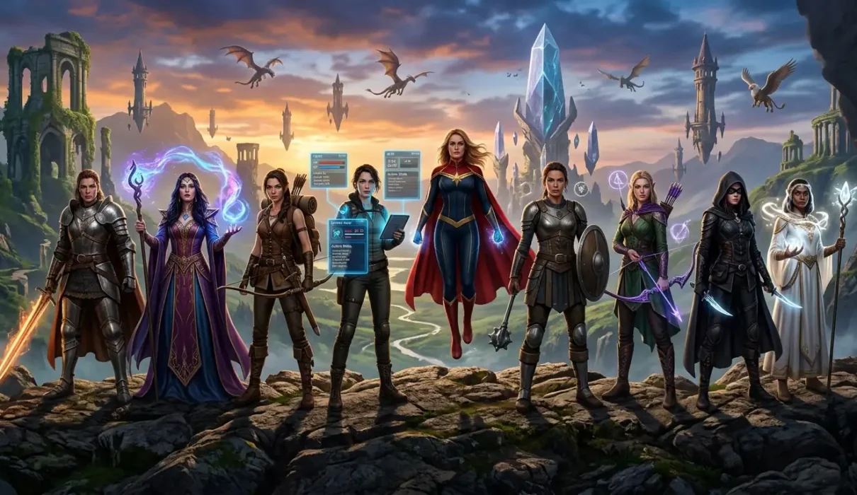 Nine female protagonists from best progression fantasy books with female mc