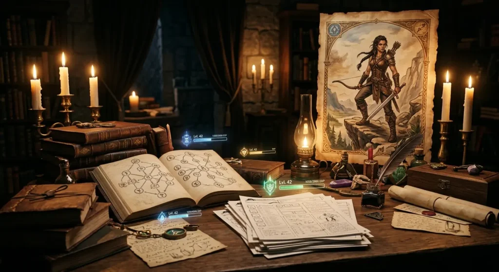 Progression fantasy books being compared using character growth and power systems