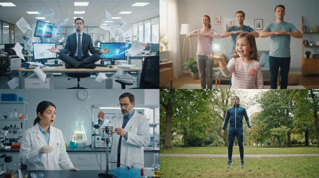 Modern people experimenting with cultivation powers